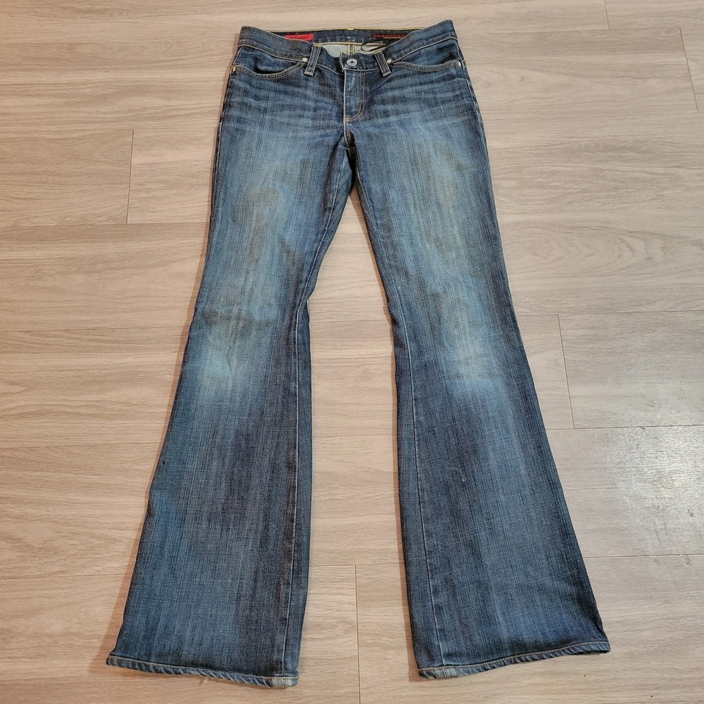 AG Adriano Goldschmied The Legend Flare Jeans Low Rise Denim Size 28(30x32) USA